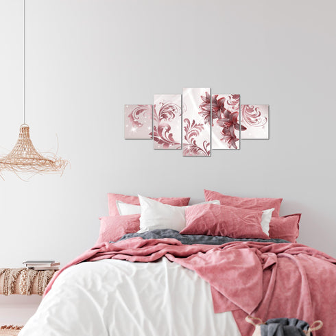 Wandbilder Wohnzimmer XXL Blumen Lilien Moderne Bild Abstrakt